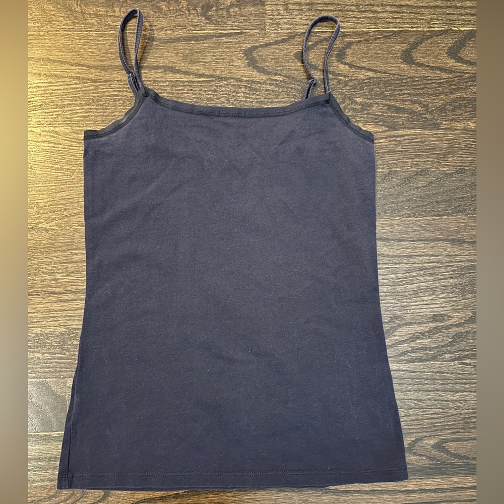 Ann Taylor Navy Double Spaghetti-Strap Camisole